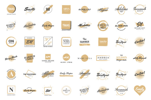 女性复古复古的旗帜标志图片下载