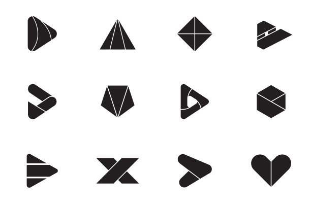 现代最小标志的旗帜图片下载