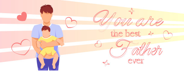 爸爸抱着孩子。父亲和儿子，家庭，父亲节的概念。图片下载
