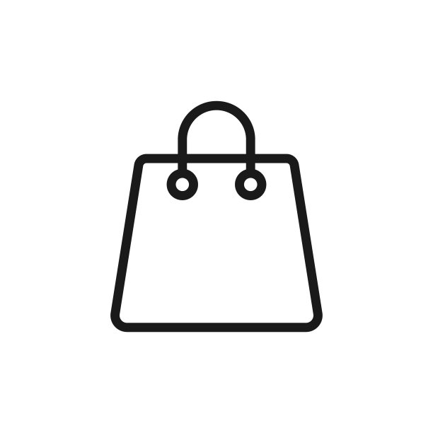 购物袋矢量图标：电商、网店及市场专用设计，适用于网站、手机App、Logo、符号、按钮和标志图片下载