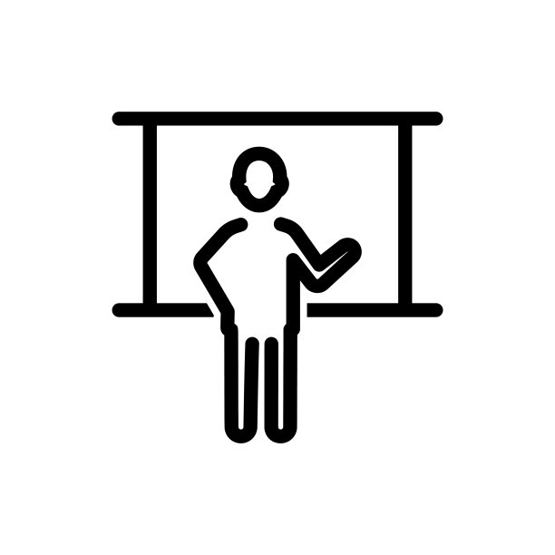 培训图标孤立在白色背景。矢量插图。股票插图图片下载