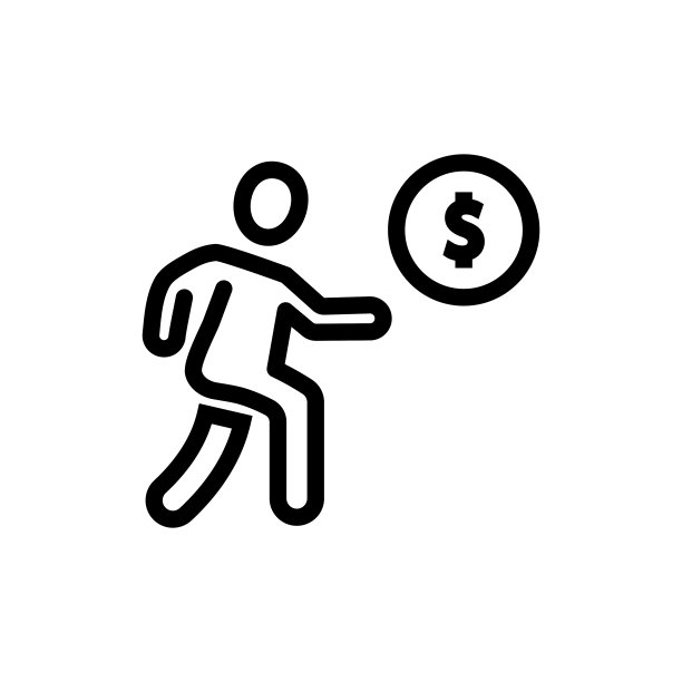 职业比赛线图标。跑步人轮廓风格的象形文字在白色的背景。移动概念和网页设计的商业竞争。矢量图形。股票插图图片下载