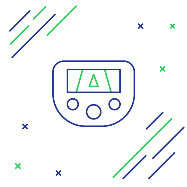 线Gps设备与地图图标隔离在白色背景。色彩斑斓的轮廓的概念。向量图片下载