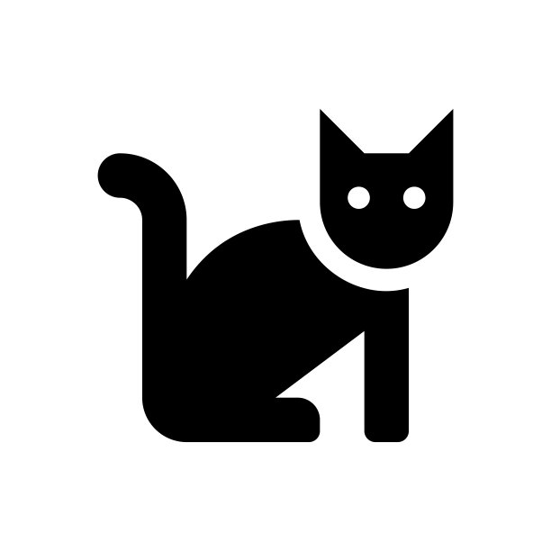 猫矢量图标。宠物动物猫象征孤立。矢量插图EPS 10图片下载