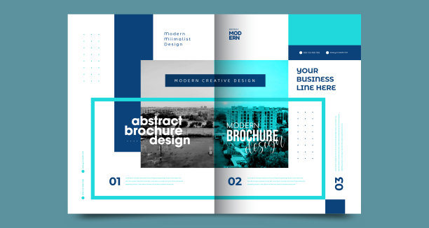 企业书籍封面设计模板A4图片下载