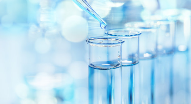 实验室滴管和试管玻璃器皿图片下载