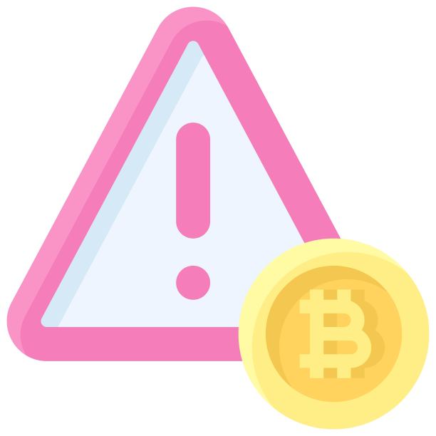 注意带有比特币图标的加密货币相关矢量图片下载