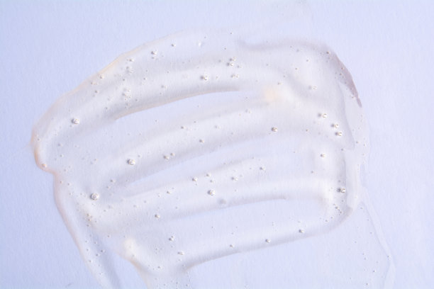 具有发光颗粒的液体凝胶化妆品图片下载