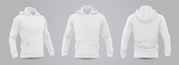 白人男子连帽运动衫模型图片下载
