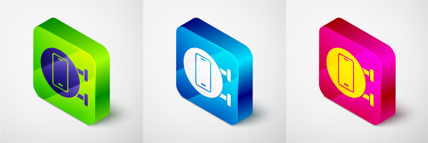 等距电话维修服务图标隔离图片下载