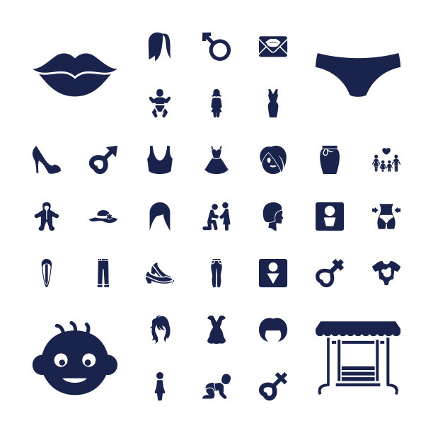 女孩图标图片下载