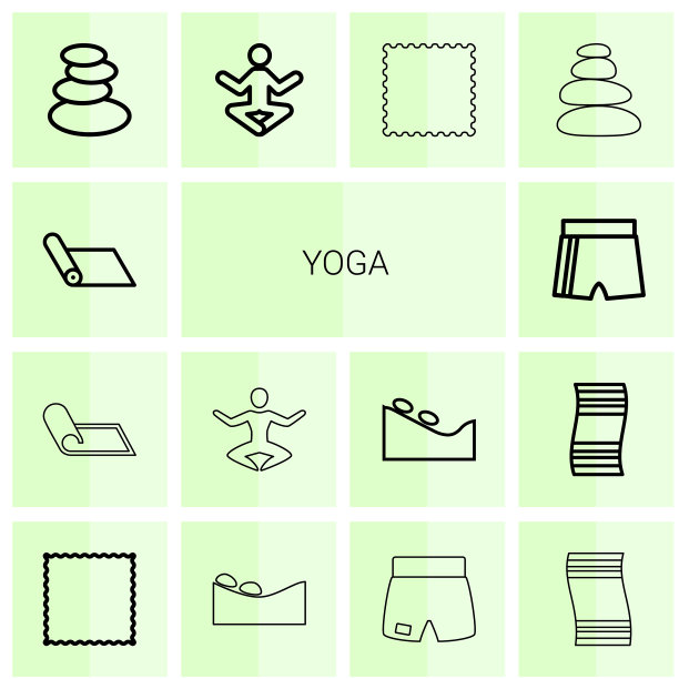 瑜伽的图标图片下载