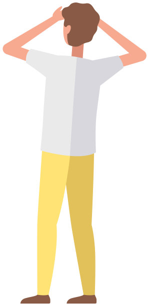 年轻的无脸男子手牵着脸图片下载