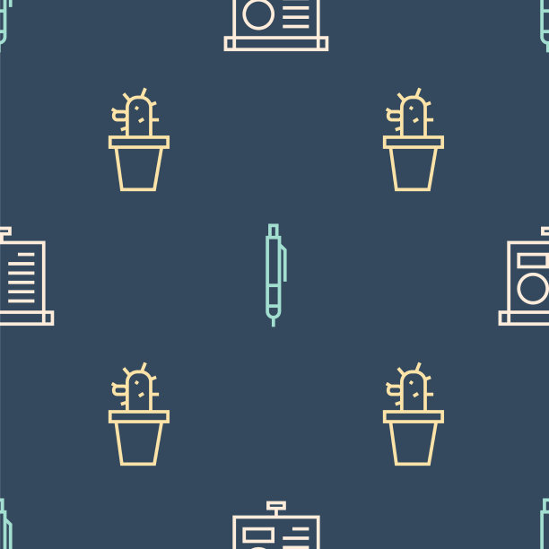 用仙人掌和图表设置直线黑板图片下载