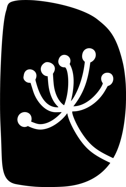 复古印花粗字母d标志春季经典图片下载