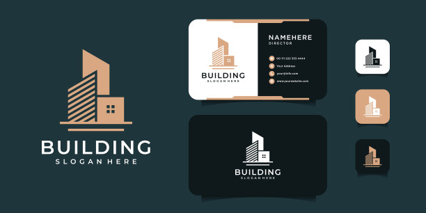 创意现代建筑房地产标志设计图片下载