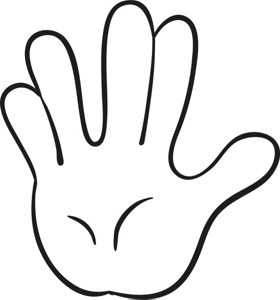 卡通火神敬礼手势图片下载