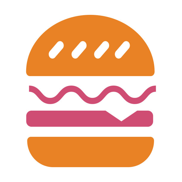 汉堡，快餐，汉堡图标图片下载