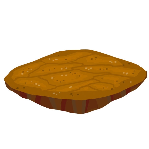 干地草原和沙漠。游戏元素和背景。污垢和灰尘。棕色的地板上。卡通插图。平台落地图片下载