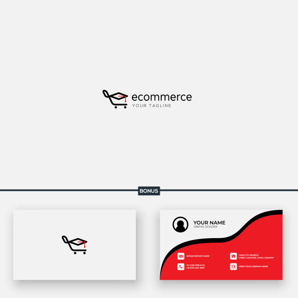 电车电子商务教育标志图片下载