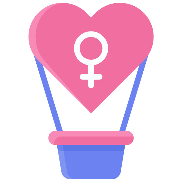 国际妇女节热气球图标图片下载