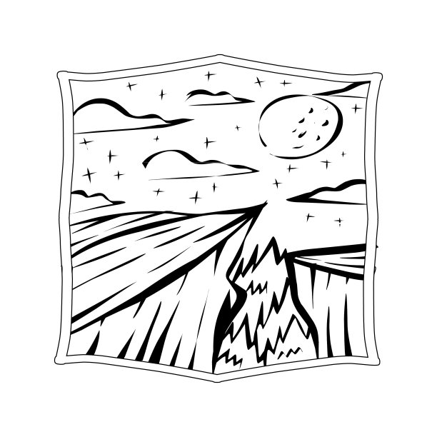 星夜谷徽星夜景图片下载