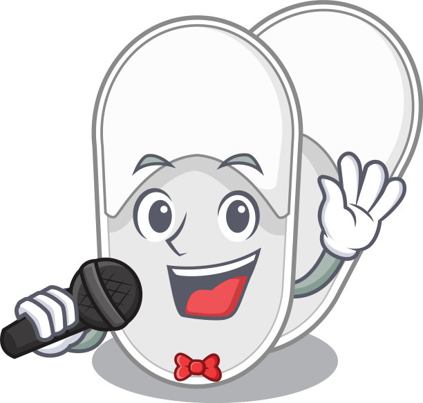 卡通人物酒店拖鞋唱一首歌图片下载