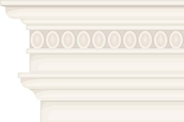 古色古香的石柱或柱子元素图片下载