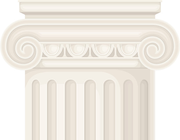 古色古香的石柱或柱子元素图片下载