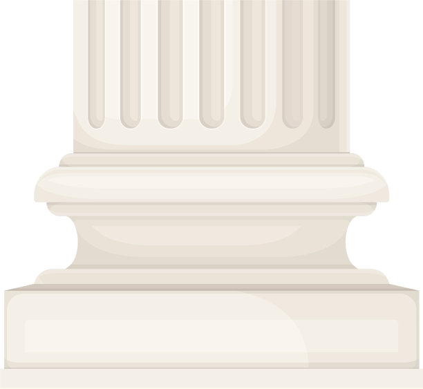 古色古香的石柱或柱子元素图片下载