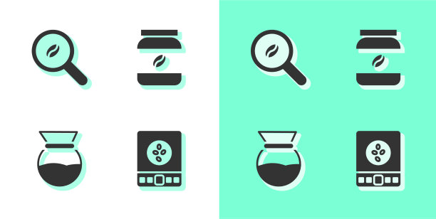 设置电子咖啡秤选择咖啡豆图片下载