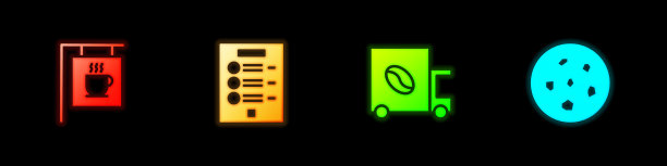 咖啡咖啡菜单街设招牌图片下载