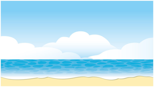 热带海滩背景图片下载