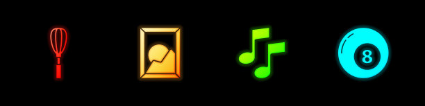 设置厨房刷画山水音乐音符图片下载