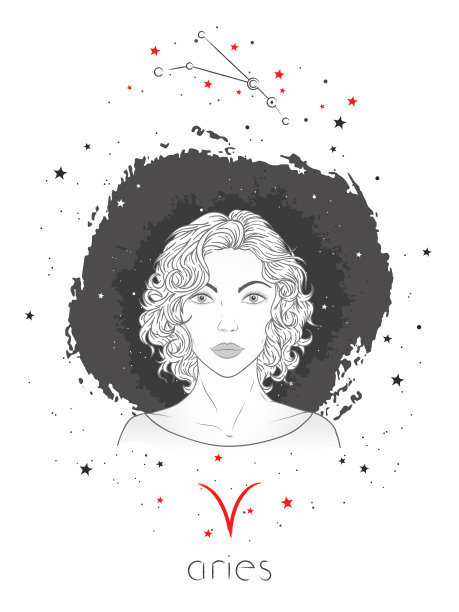 白羊座的星座。图片下载