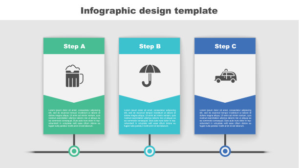 设置木制啤酒杯伞和出租车图片下载