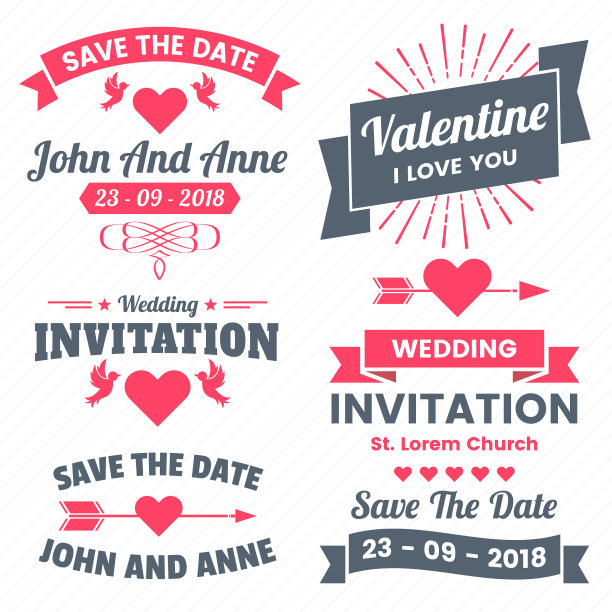 婚礼复古品牌图片下载