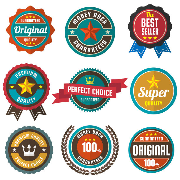 复古复古的旗帜标志图片下载