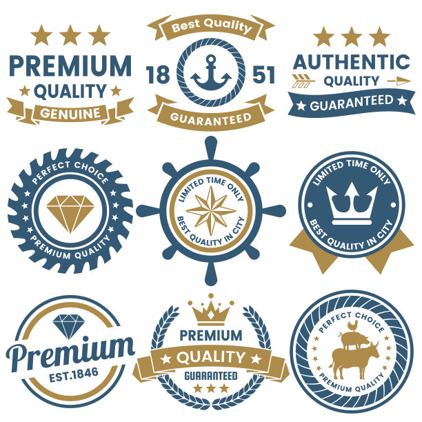 复古复古的旗帜标志图片下载