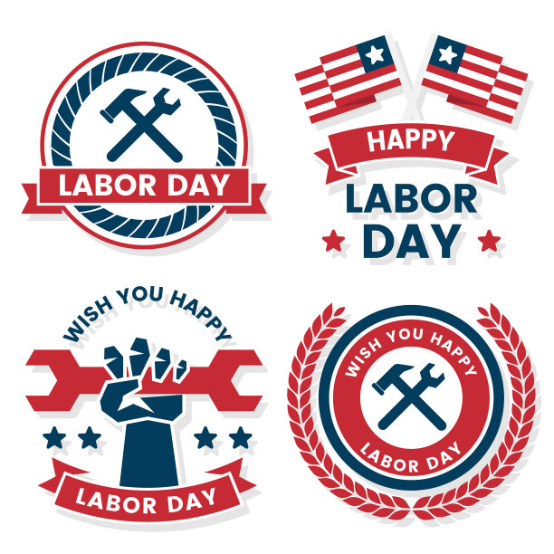 劳动节横幅标签图片下载