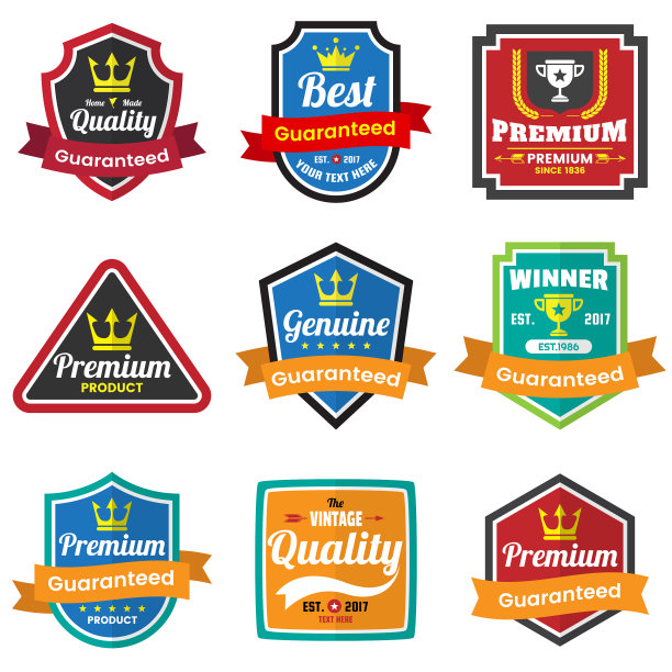 复古复古的旗帜标志图片下载