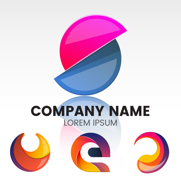 现代最小标志的旗帜图片下载