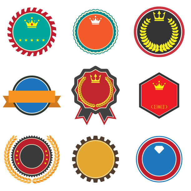 复古复古的旗帜标志图片下载