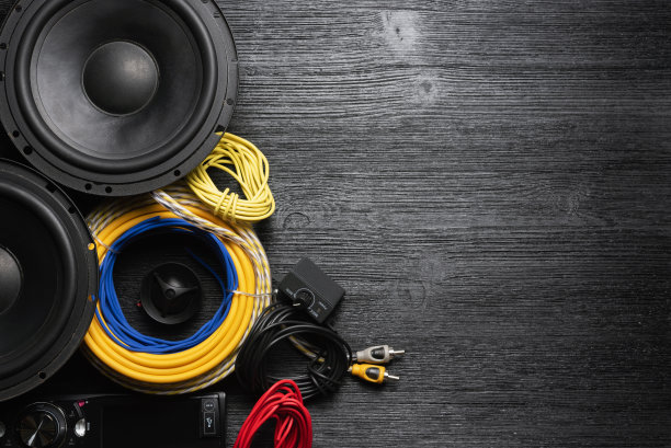 汽车音响。图片下载