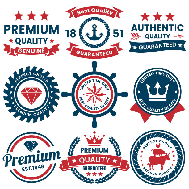 复古复古的旗帜标志图片下载