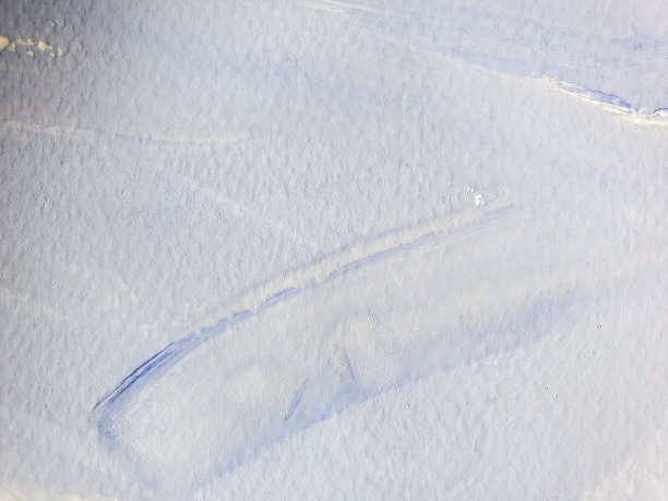 褪色的蓝色画纹理的白色笔刷油漆笔触图片下载