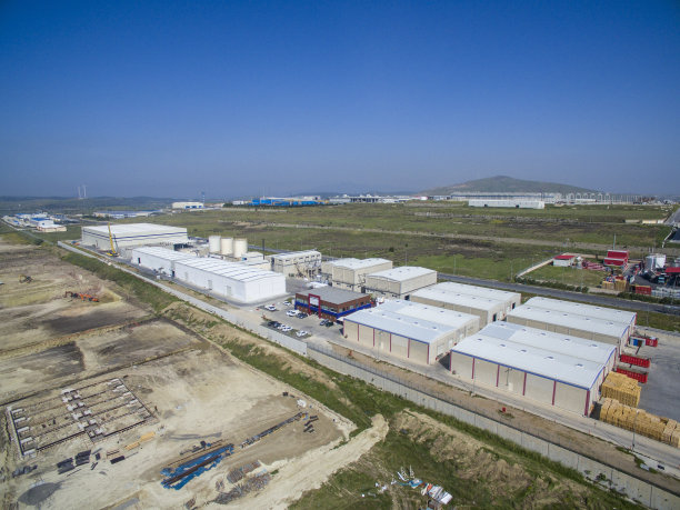 工业建筑点无人机视图照片图片下载