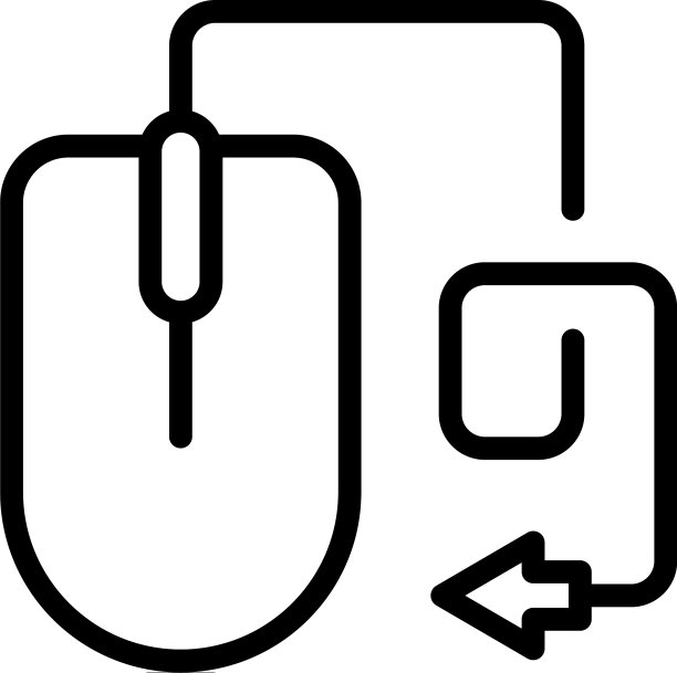 鼠标接触图标轮廓样式图片下载