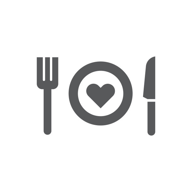 浪漫晚餐图标颜色线轮廓标志图片下载