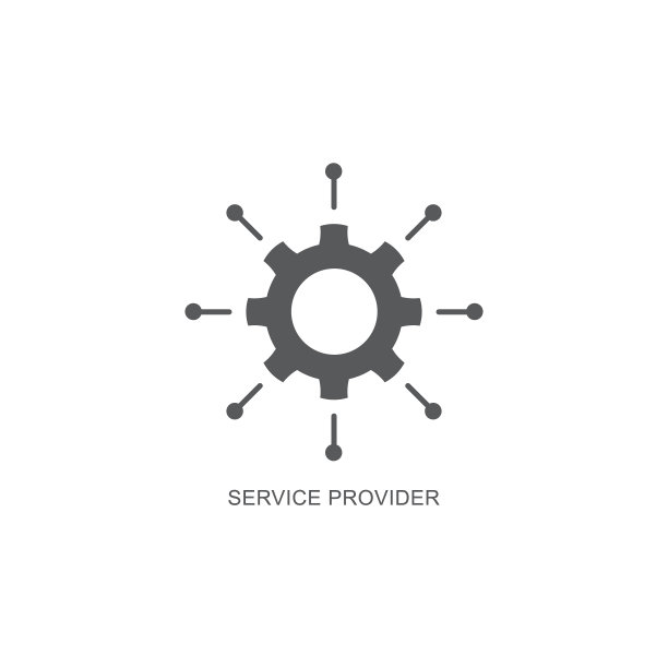 服务提供商图标颜色线轮廓标志图片下载